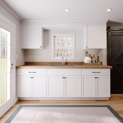 Kitchen Cabinet Set Pure White