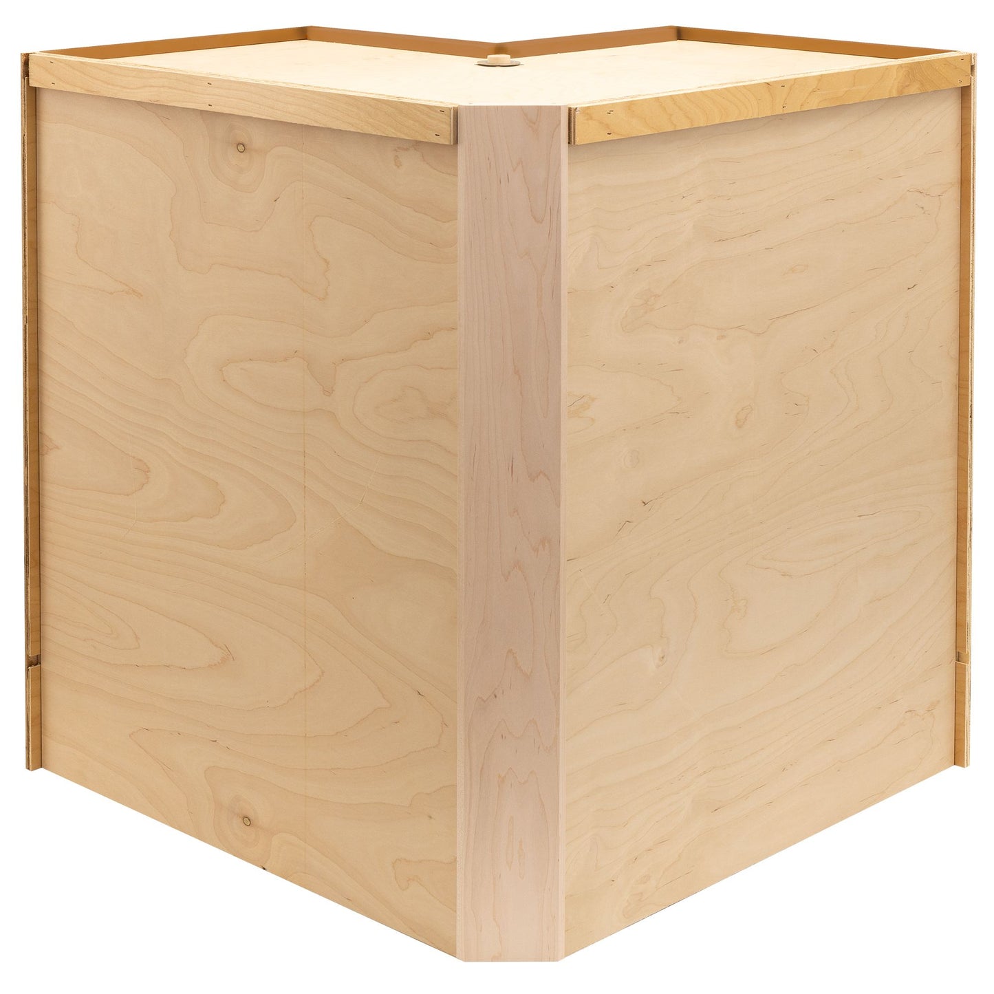 Lazy Susan Kitchen Cabinet Provincial Stain Corner Base Cabinet