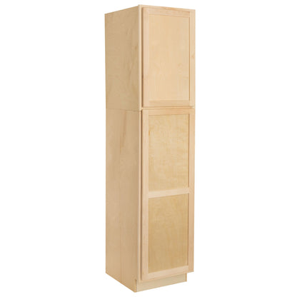 Pantry Kitchen Cabinet Raw Maple