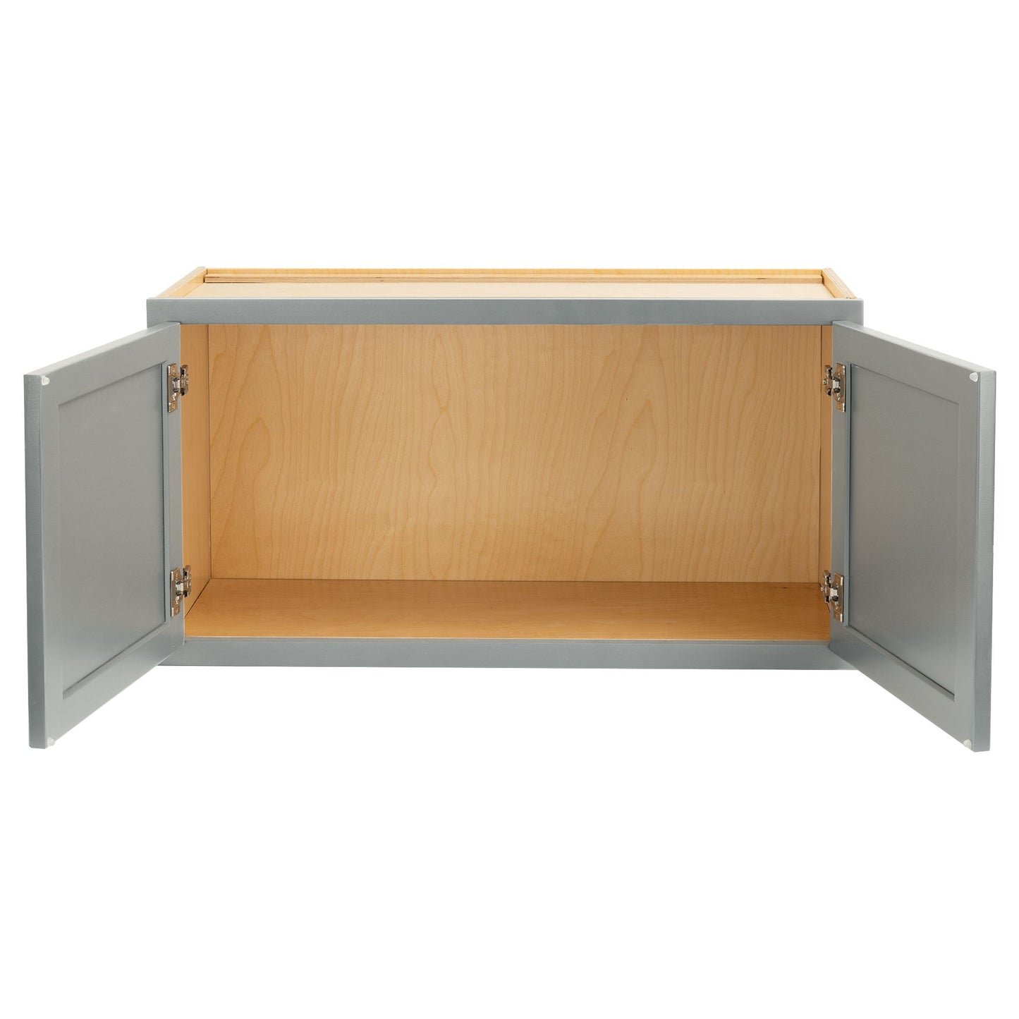 Quicklock Magnetic Gray Wall Microwave Cabinet