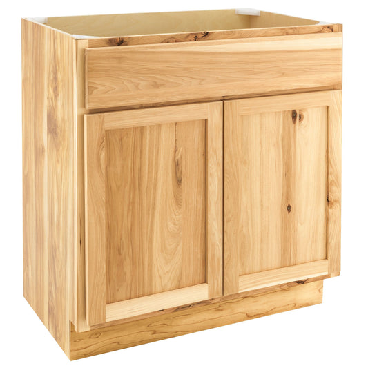 30" Bathroom Vanity | Rustic Hickory