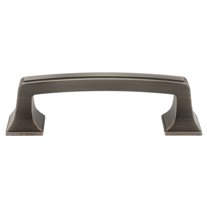 Drawer Pull & Cabinet Handle 3" Antique Silver
