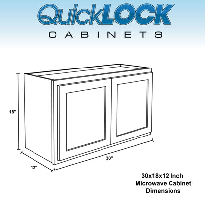 Microwave Wall Kitchen Cabinet Pure White