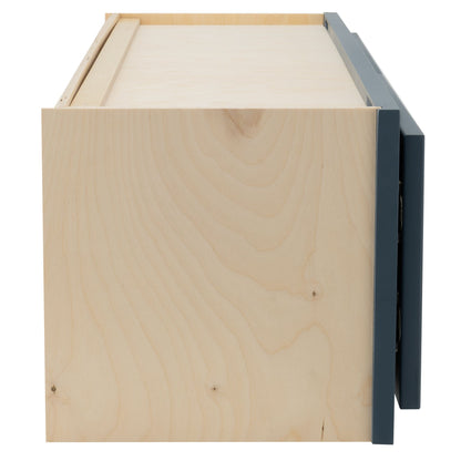 Microwave Wall Kitchen Cabinet Needlepoint Navy