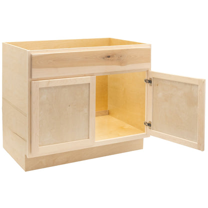 Kitchen Cabinet Set Raw Maple