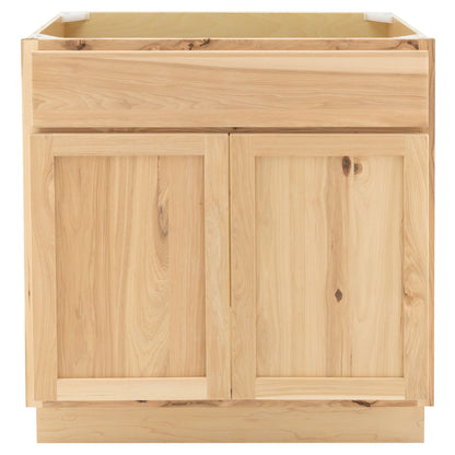 30" Bathroom Vanity | Raw Hickory