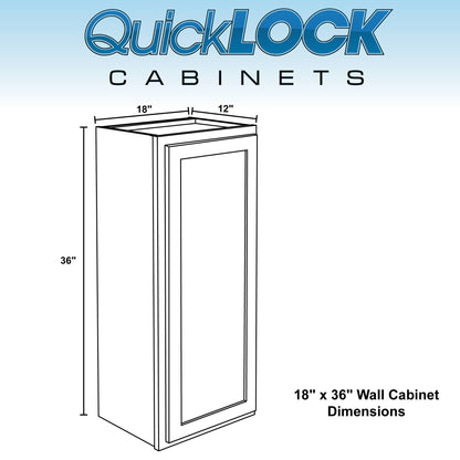 12" - 24" Wall Kitchen Cabinet Raw Maple