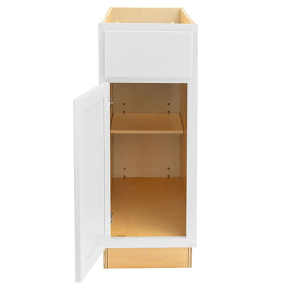 12" - 24" Kitchen Cabinet Pure White Base Cabinet