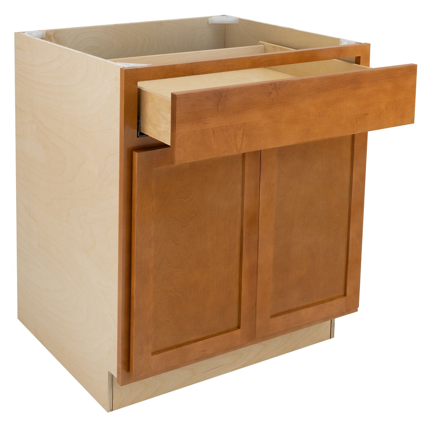 27" - 36" Kitchen Cabinet Provincial Stain Base Cabinet