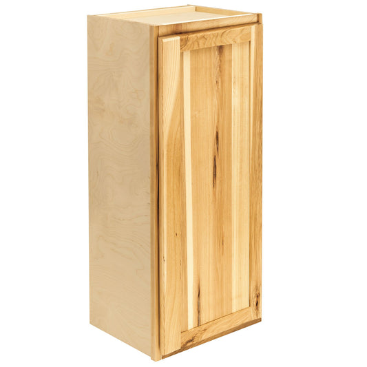 Quicklock Rustic Hickory Wall Cabinet - Single Door