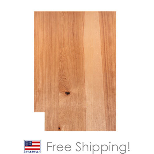 Quicklock RTA (Ready-to-Assemble) Raw Hickory .25"X23.25"X34.5" Right End Panel