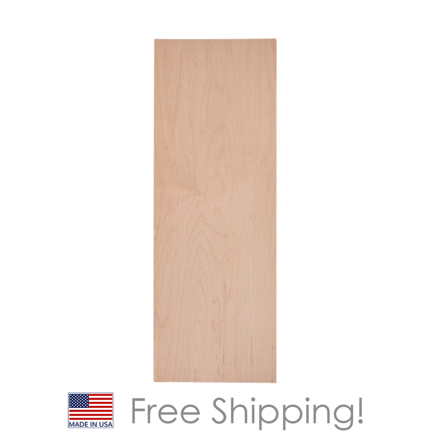 Quicklock RTA (Ready-to-Assemble) Raw Maple .25"X11.25"X42" End Panel