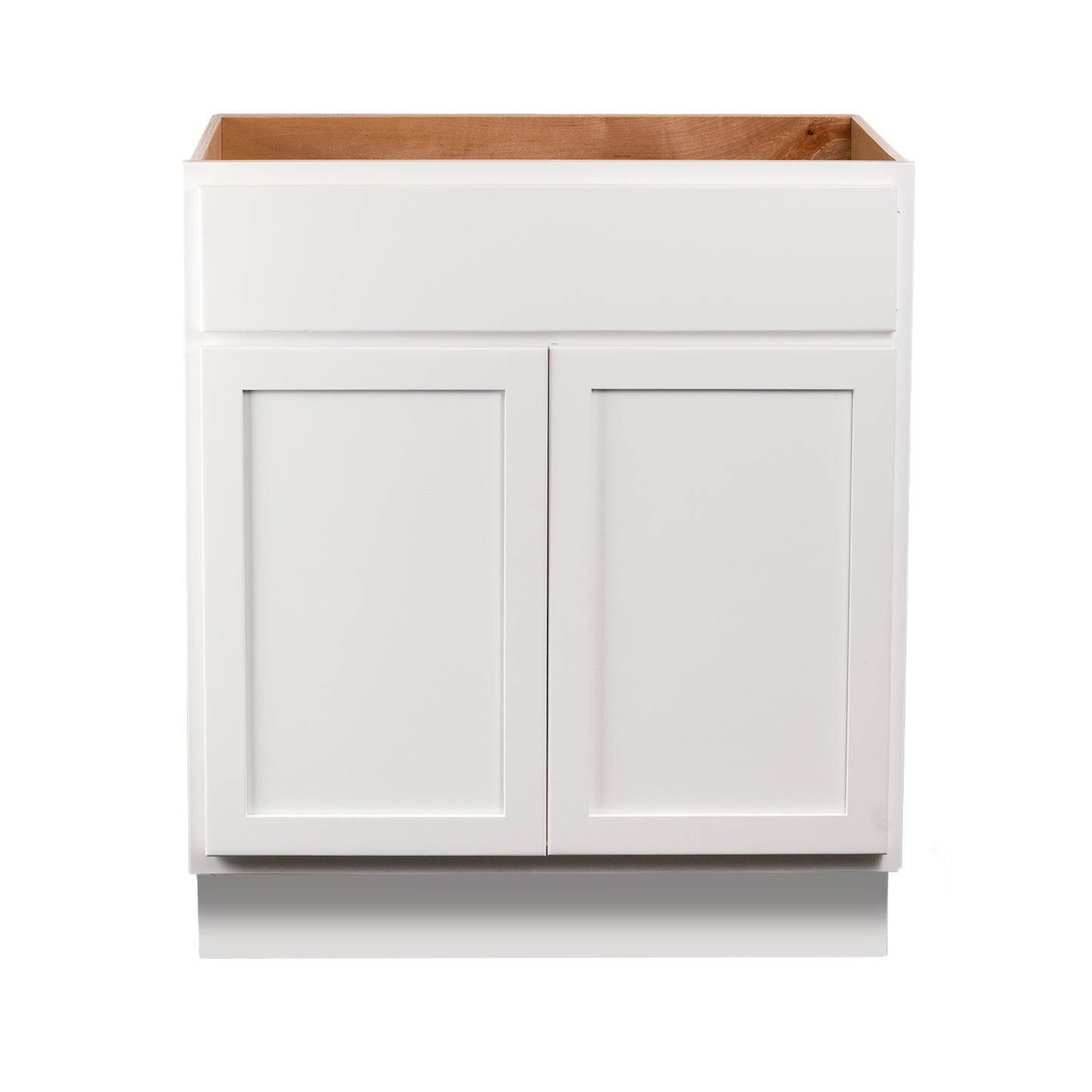 Quicklock RTA (Ready-to-Assemble) Pure White Vanity Base Cabinet | 36"Wx34.5"Hx18"D