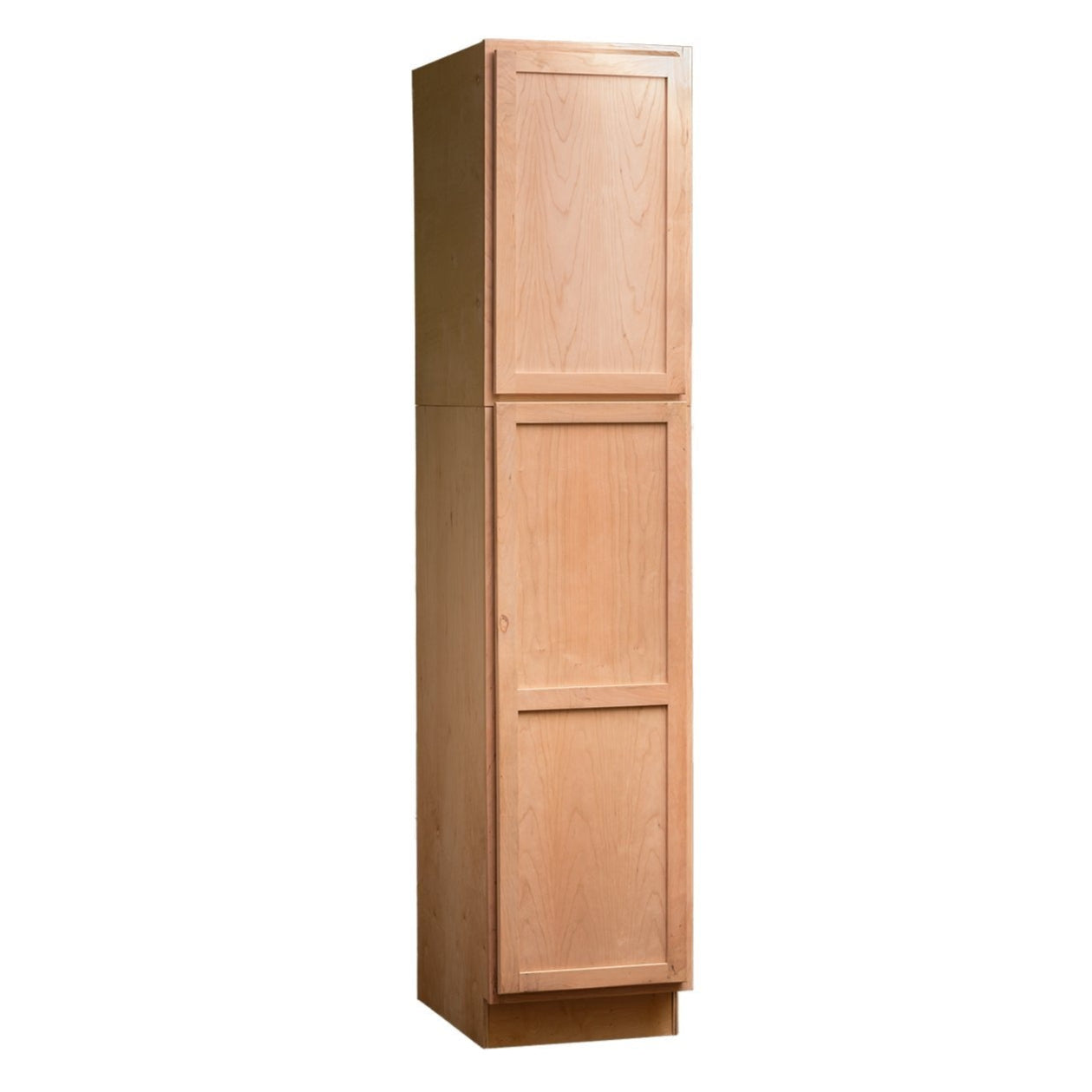 Quicklock RTA (Ready-to-Assemble) Raw Cherry Pantry Cabinet 24"Wx84"Hx24"D