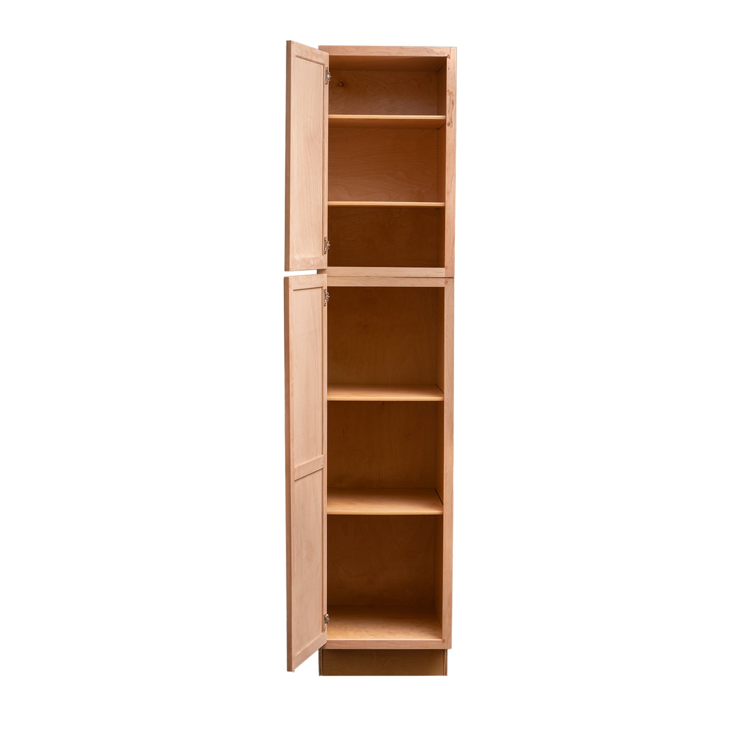 Quicklock RTA (Ready-to-Assemble) Raw Cherry Pantry Cabinet- 18" Wide