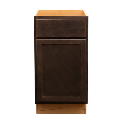 12" - 24" Kitchen Cabinet Espresso Stain Base Cabinet