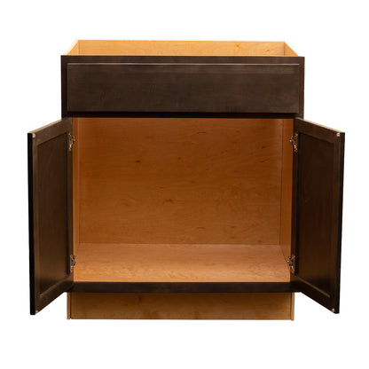 Sink Base Kitchen Cabinet Espresso Stain Base Cabinet
