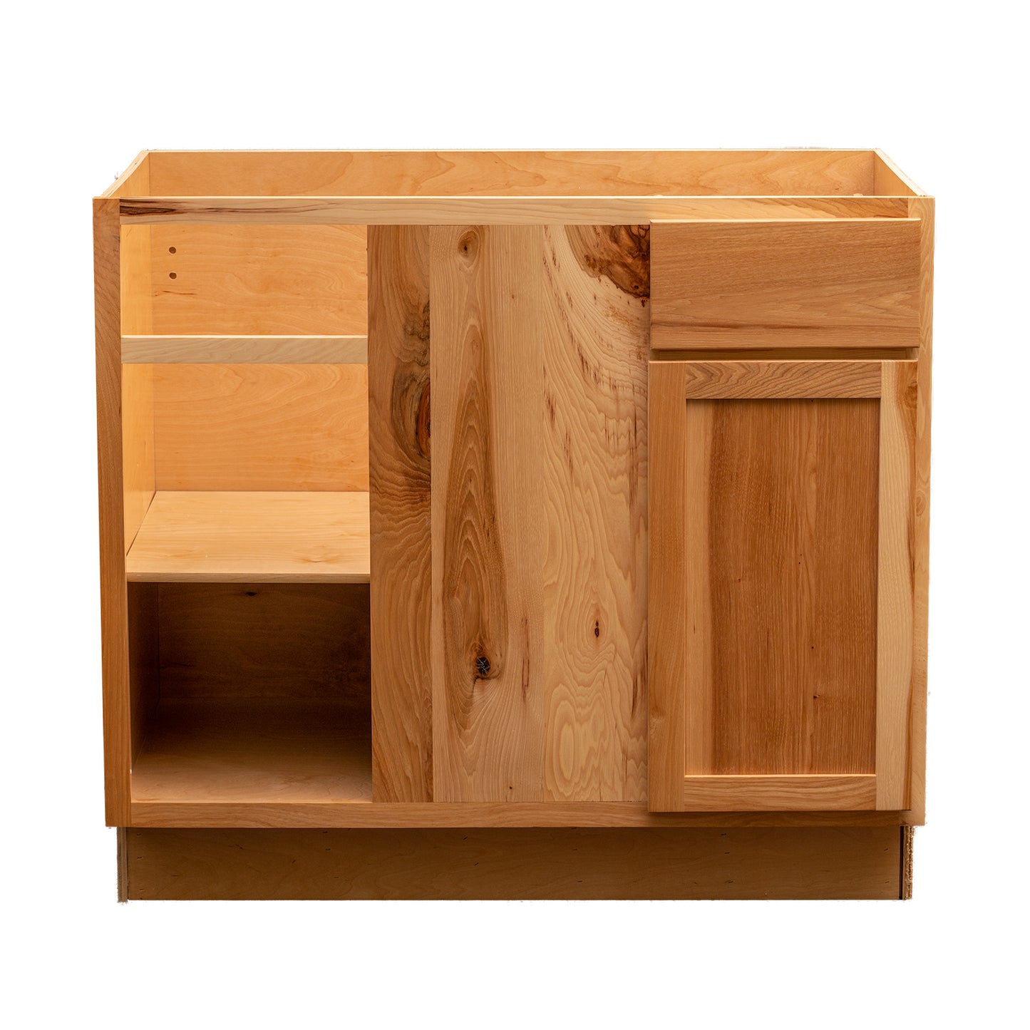 Quicklock Rustic Hickory Blind Base Cabinet