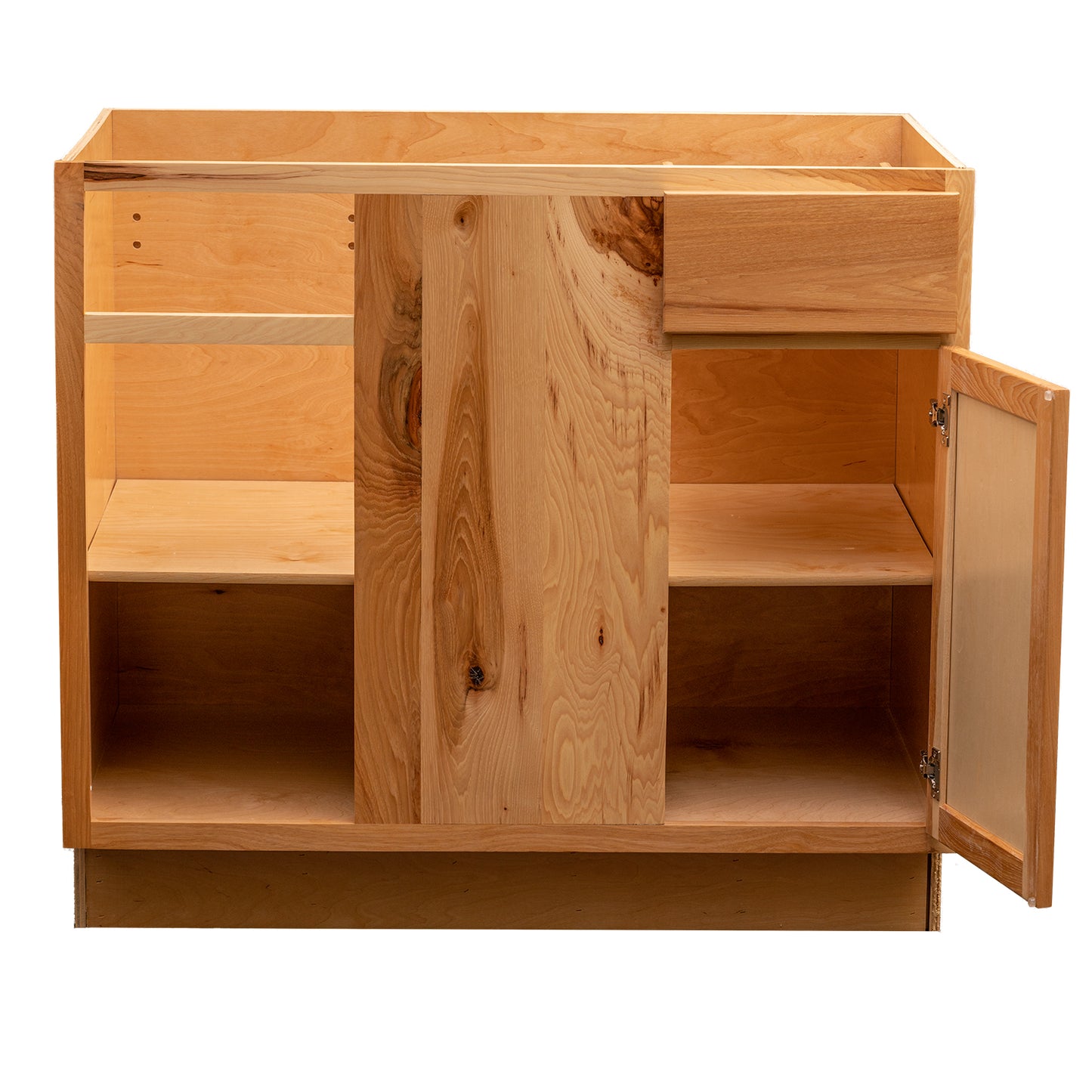 Quicklock Rustic Hickory Blind Base Cabinet