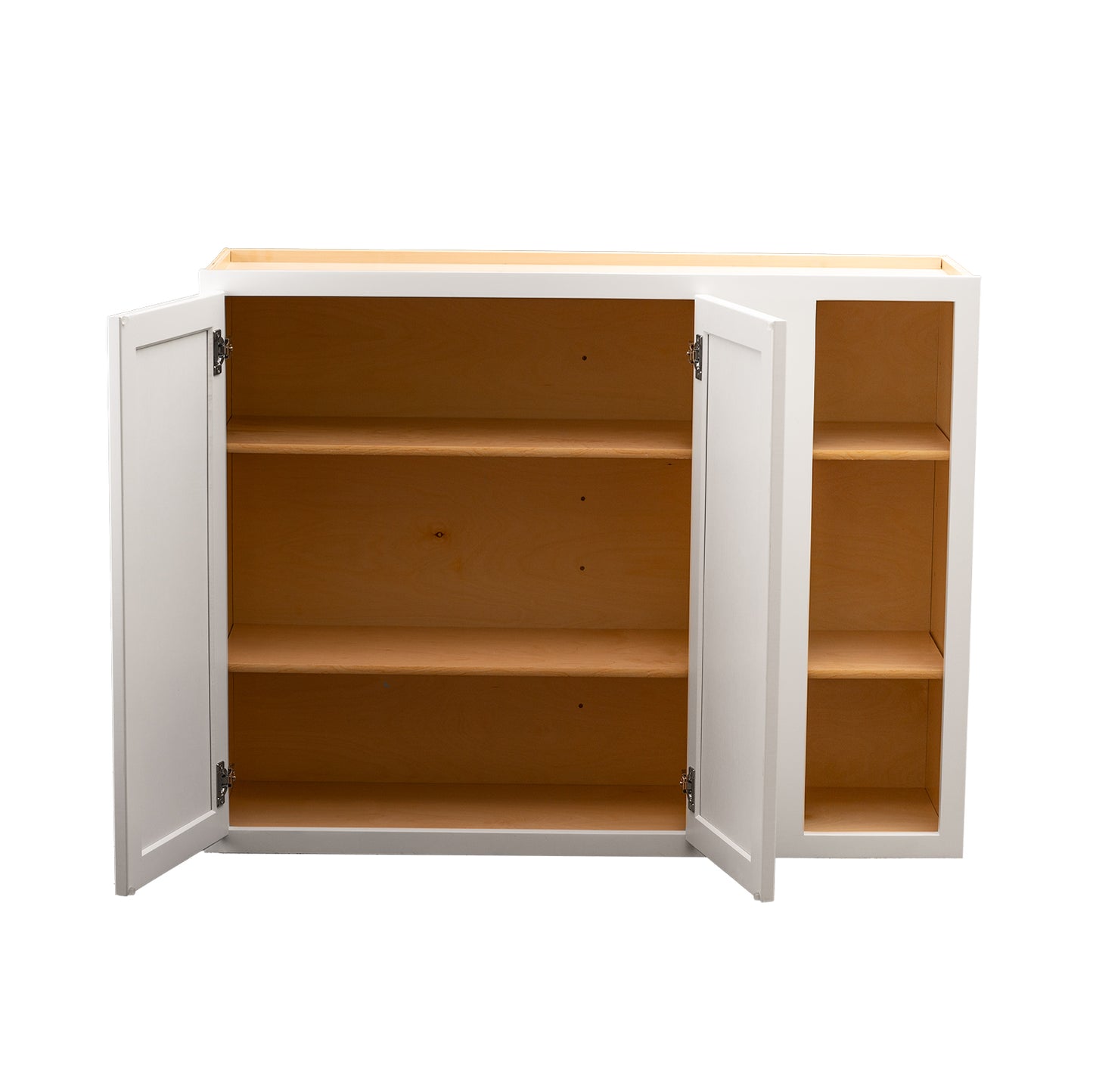 Quicklock RTA (Ready-to-Assemble) Pure White 42"Wx30"Hx12"D Blind Corner Wall Cabinet