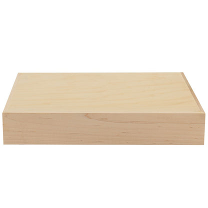 Floating Shelf | Raw Maple | 8" Depth