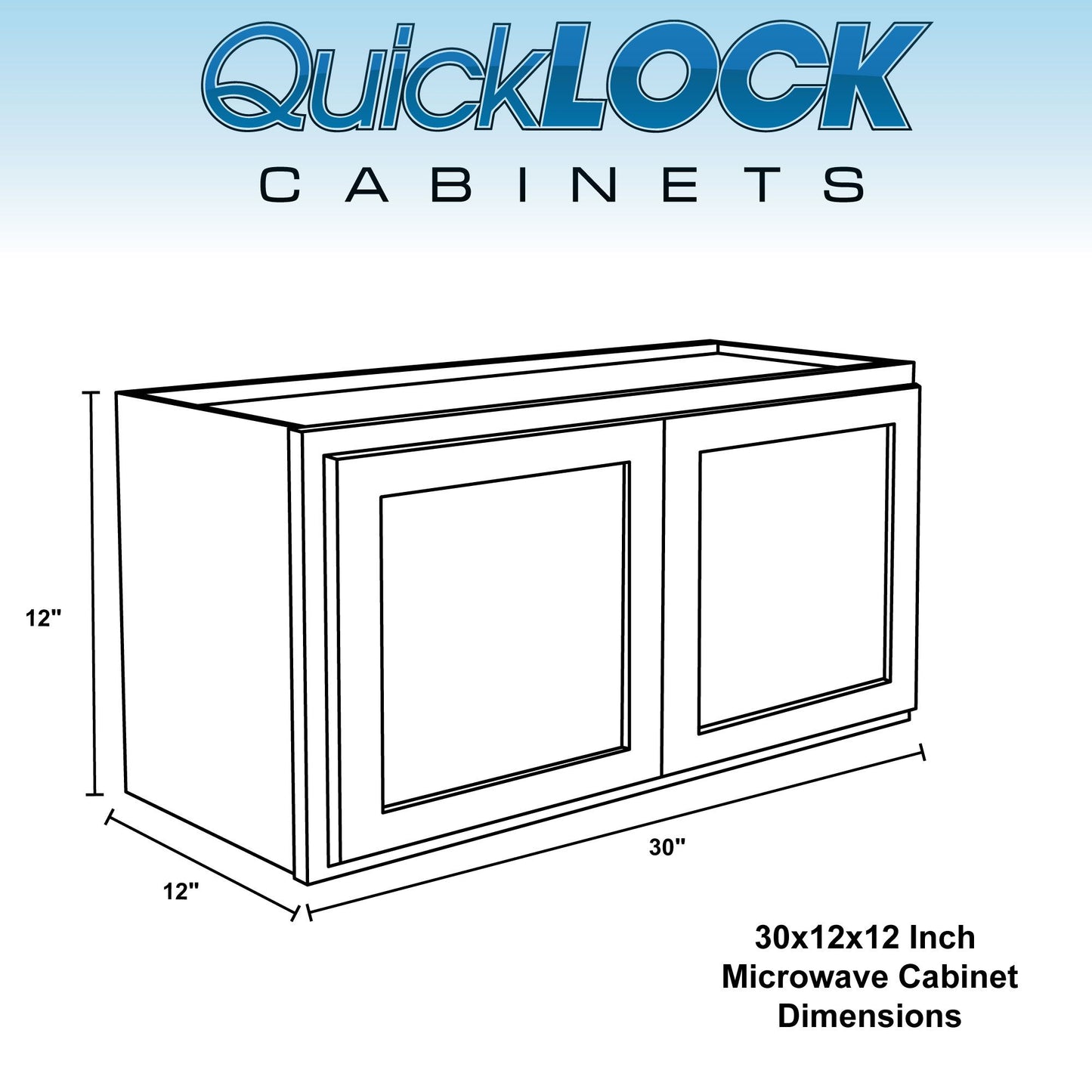 Microwave Wall Kitchen Cabinet Pure White