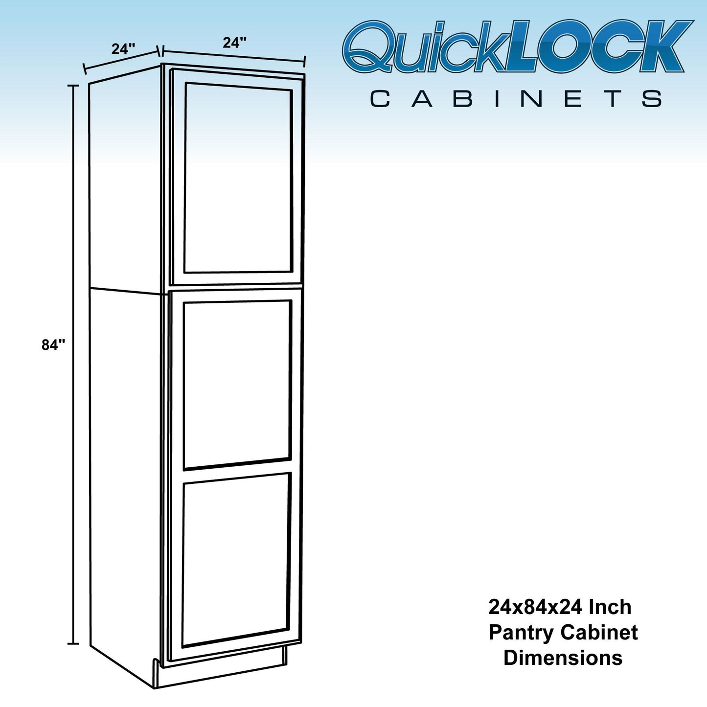 Pantry Kitchen Cabinet Pure White