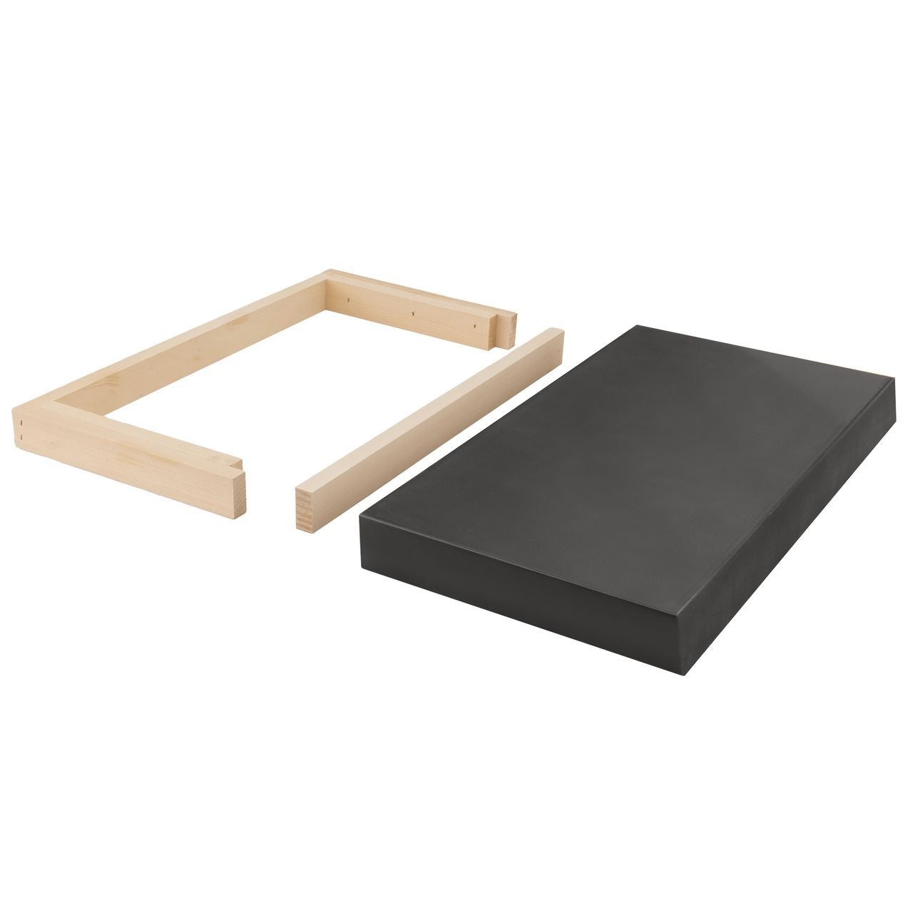 Quicklock Espresso Stain Floating Shelf - Slim