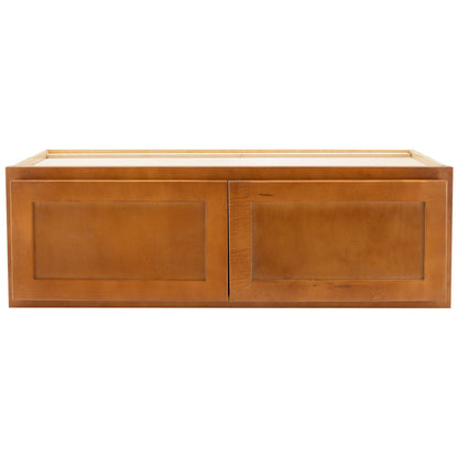 Refrigerator Wall Kitchen Cabinet Provincial Stain