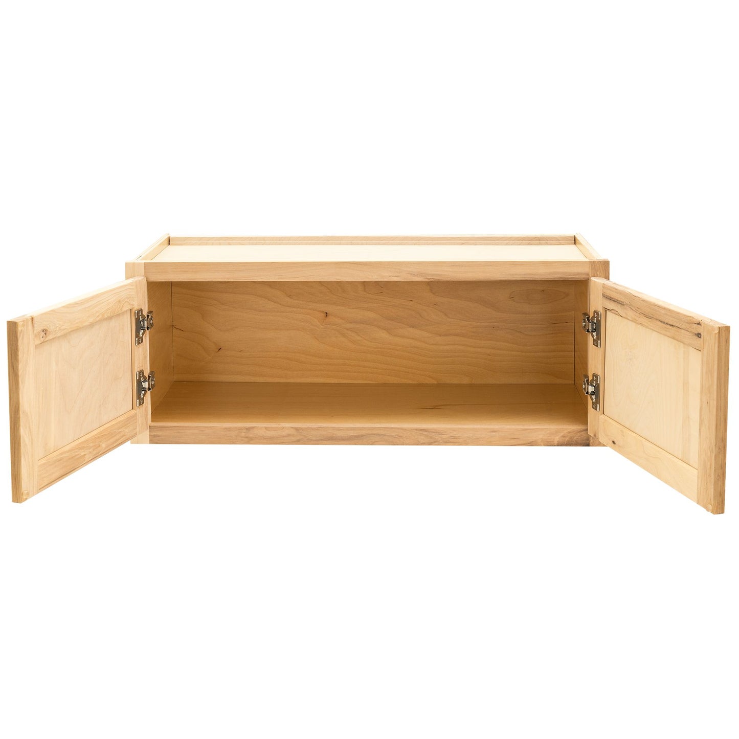 Quicklock Rustic Hickory Microwave Wall Cabinet