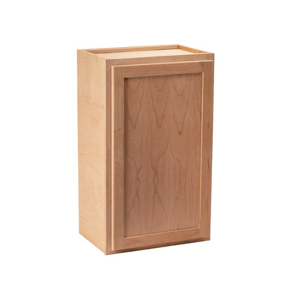 18" - 24" Wall Kitchen Cabinet Raw Cherry