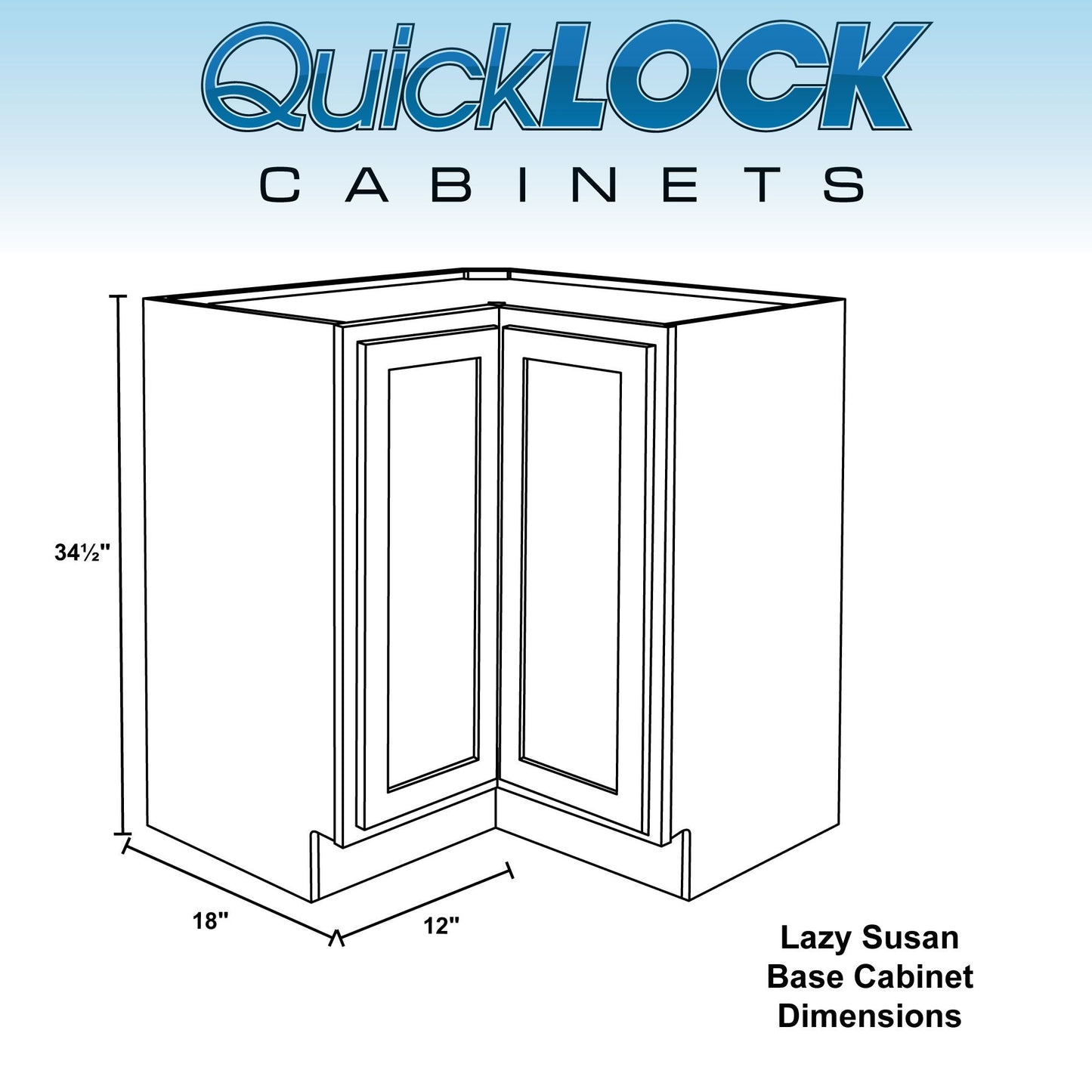 Lazy Susan Kitchen Cabinet Raw Maple Corner Base Cabinet