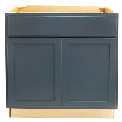 Sink Base Kitchen Cabinet Needlepoint Navy Base Cabinet