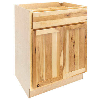 27" - 36" Kitchen Cabinet Rustic Hickory Base Cabinet
