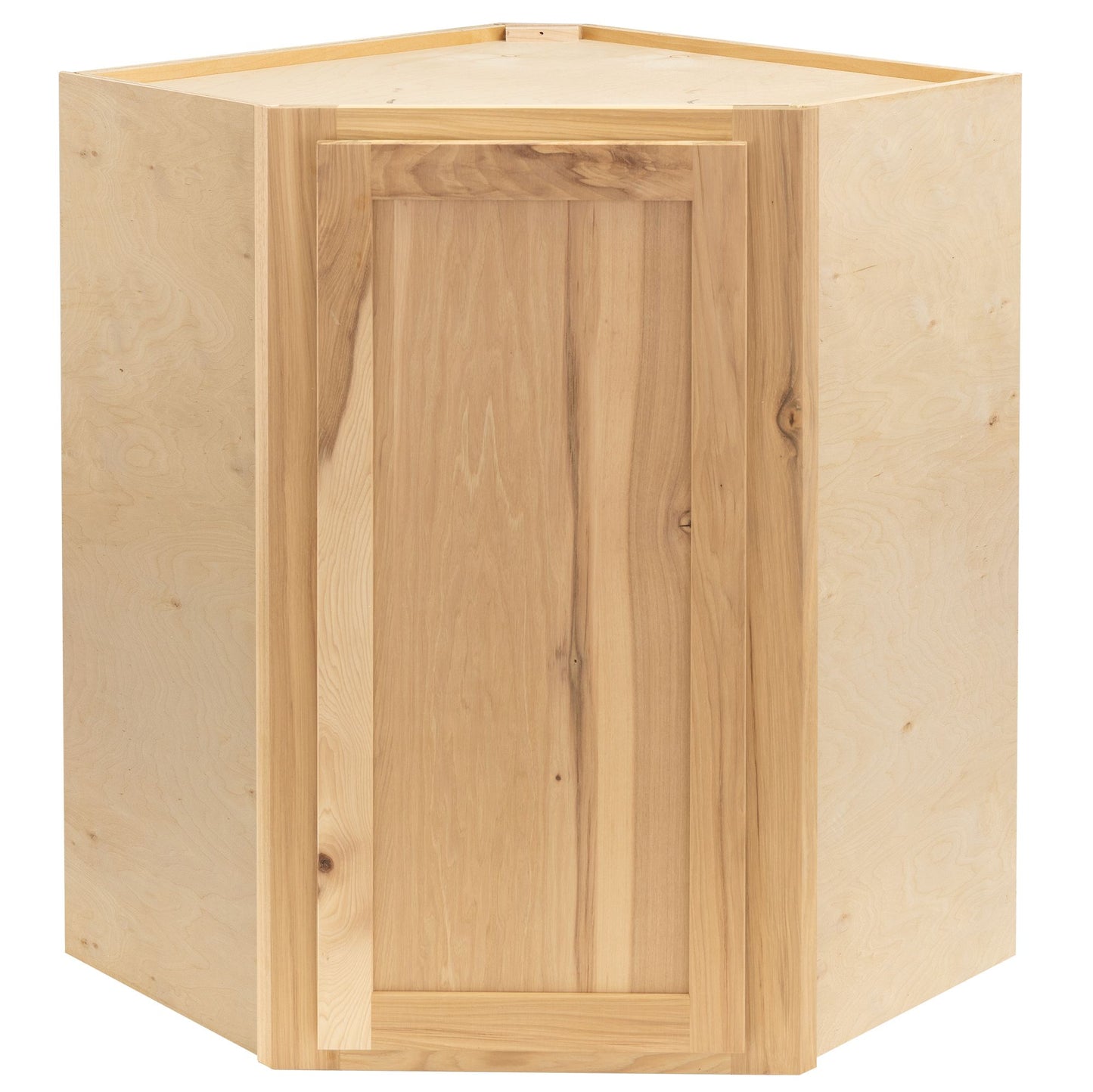 Quicklock Rustic Hickory Wall Corner Cabinet