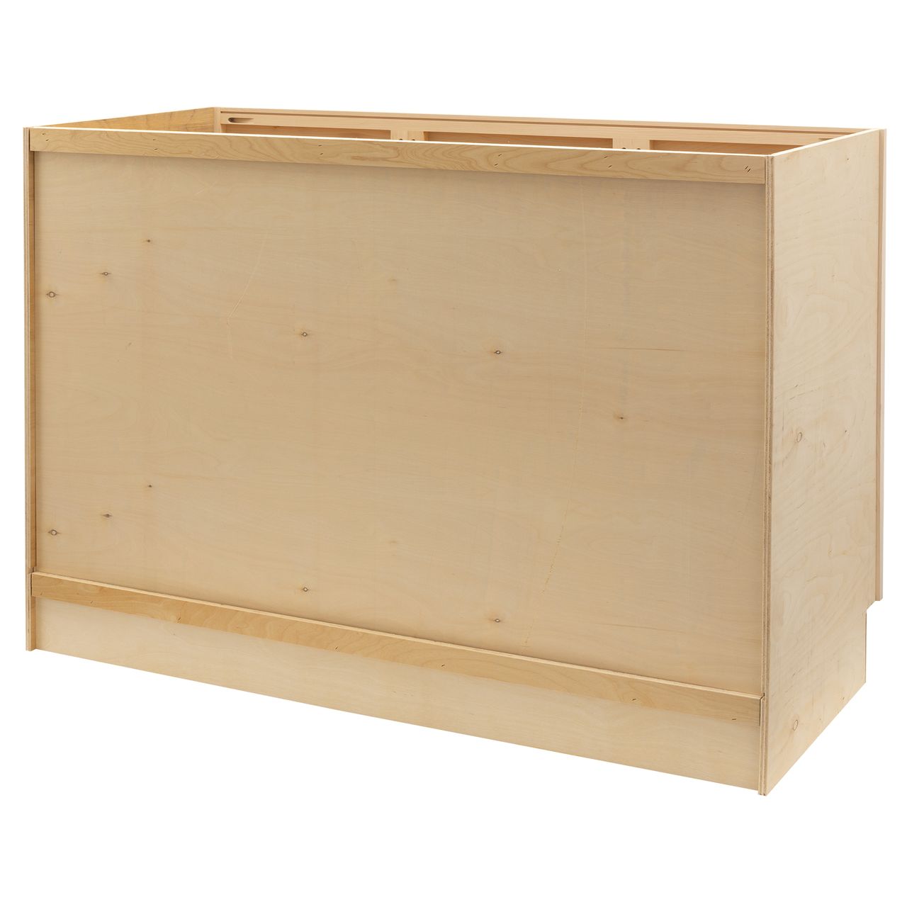 Quicklock Raw Maple Vanity Base Cabinet - Medium