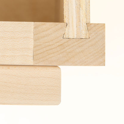 12" - 24" Wall Kitchen Cabinet Raw Maple