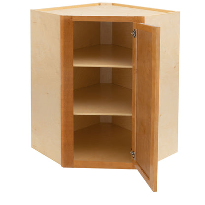 Corner Wall Kitchen Cabinet Provincial Stain