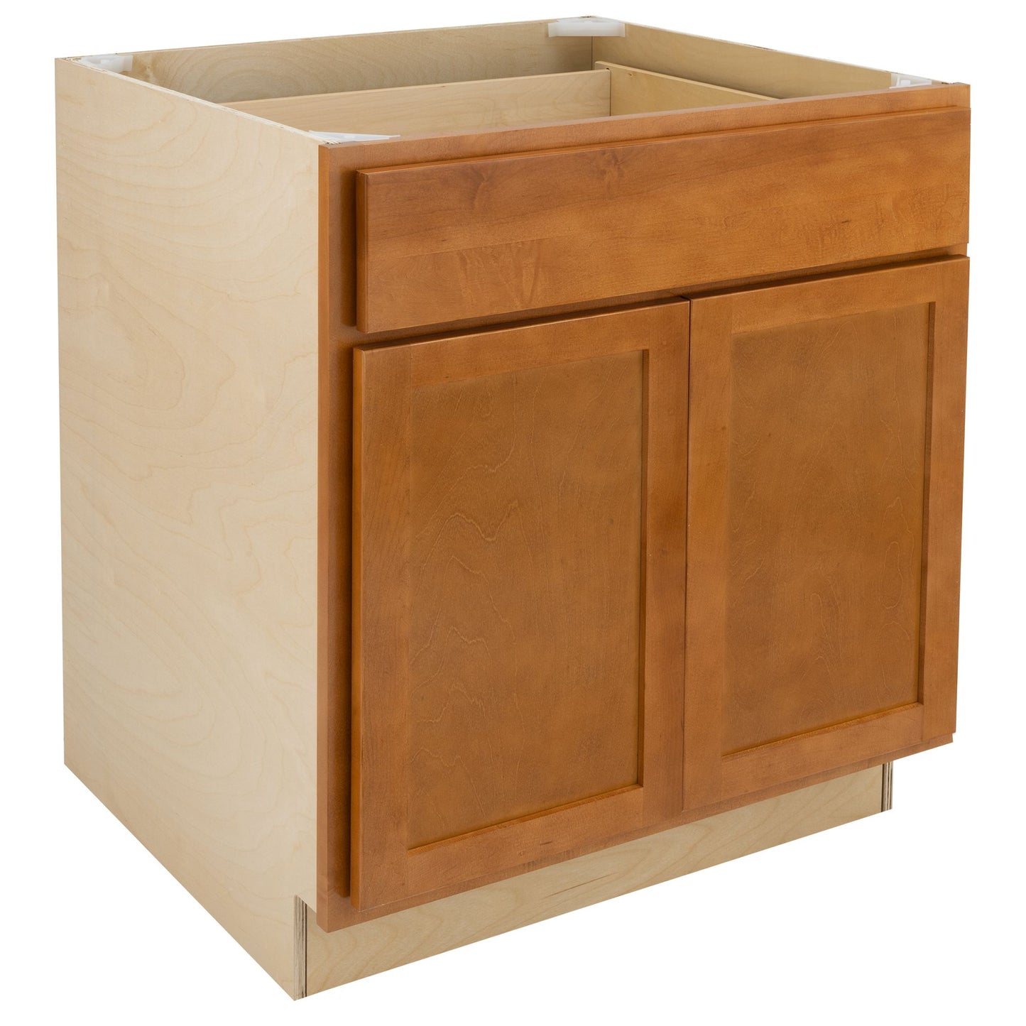 27" - 36" Kitchen Cabinet Provincial Stain Base Cabinet