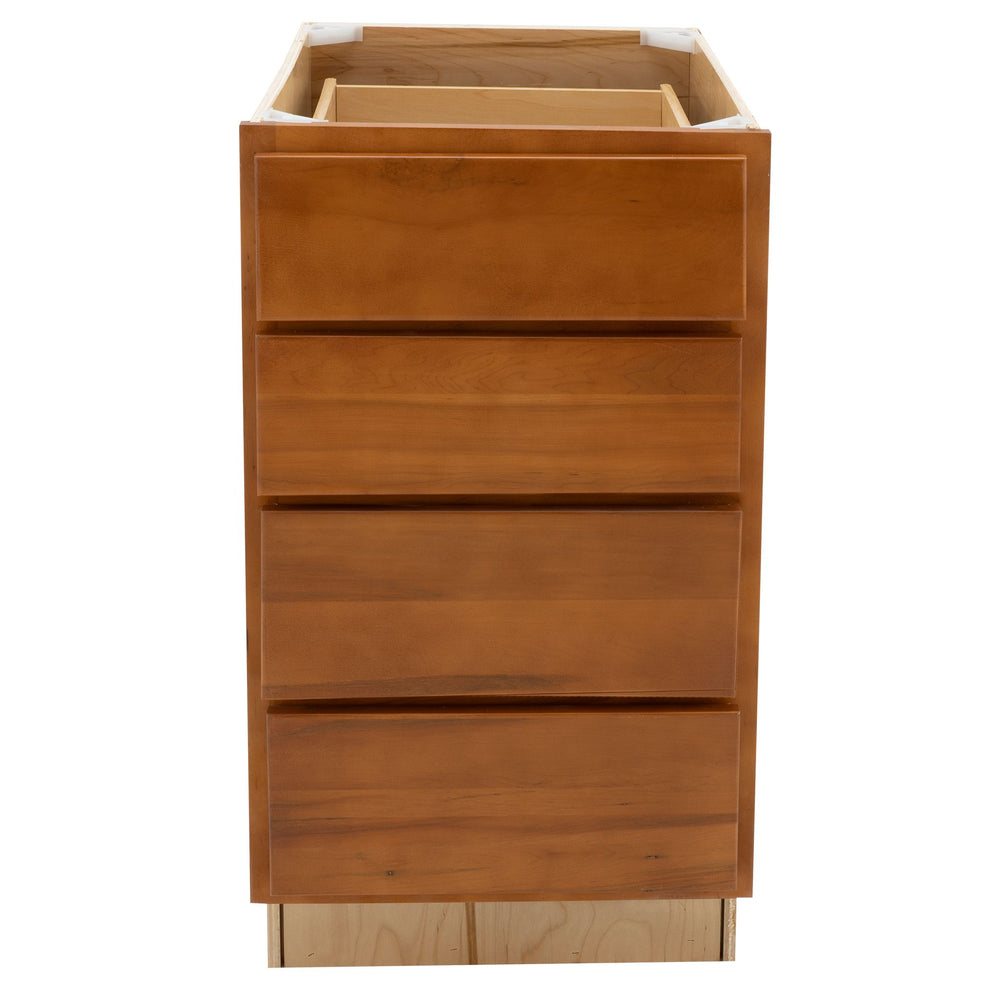 4 Drawer Kitchen Cabinet Provincial Stain Base Cabinet ...