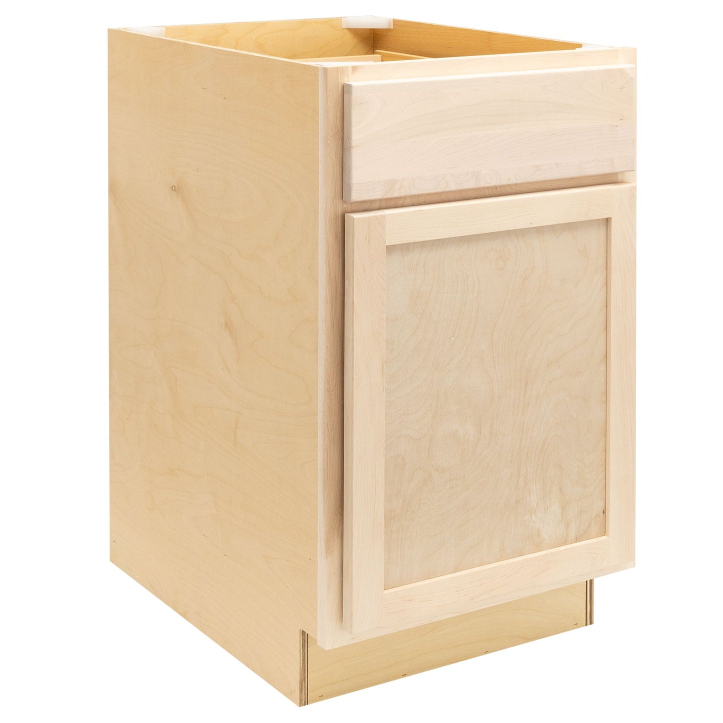 Quicklock Raw Maple Base Cabinet - Single Door