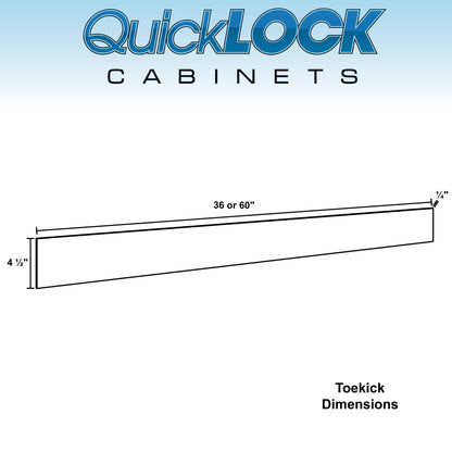 Cabinet Toe Kick Raw Hickory