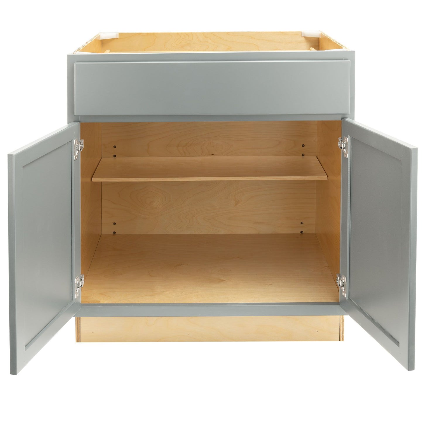 Quicklock Magnetic Gray Base Cabinet - Double Door