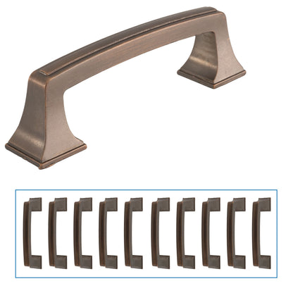 Drawer Pull & Cabinet Handle 3" Weather Copper