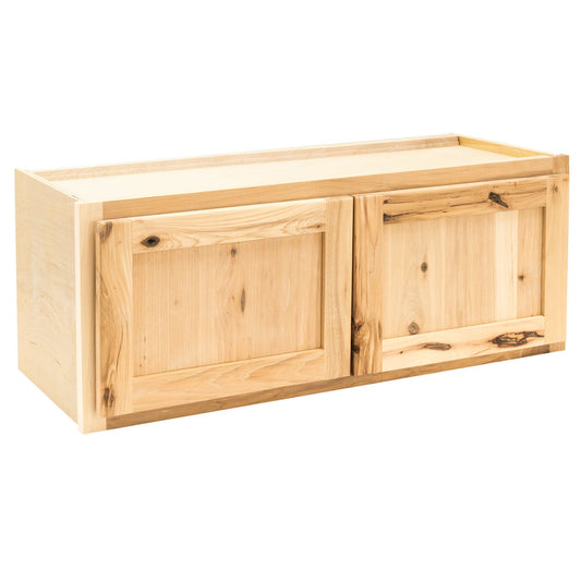 Quicklock Rustic Hickory Microwave Wall Cabinet