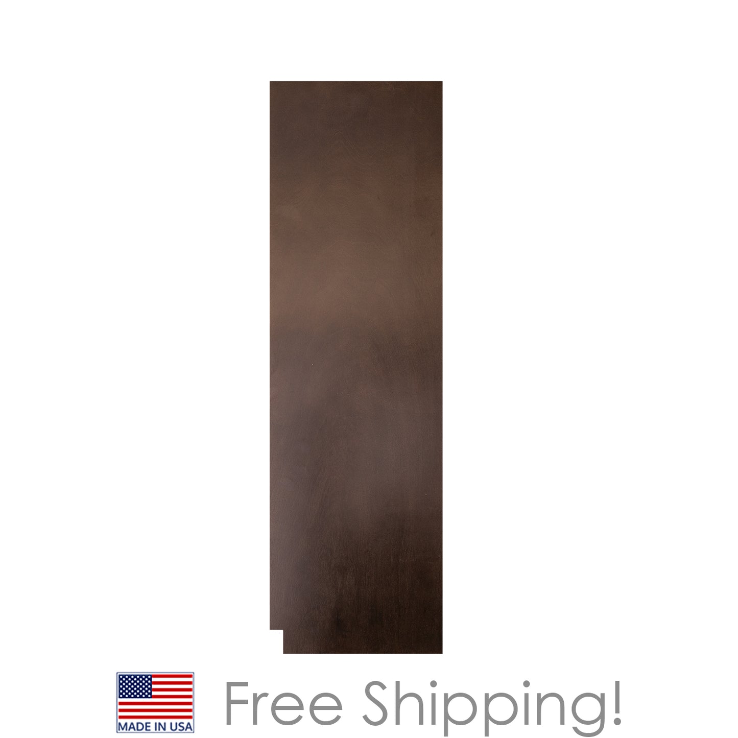 Quicklock RTA (Ready-to-Assemble) Espresso Stain .25"X23.25"X84" Pantry End Panel - Left Side