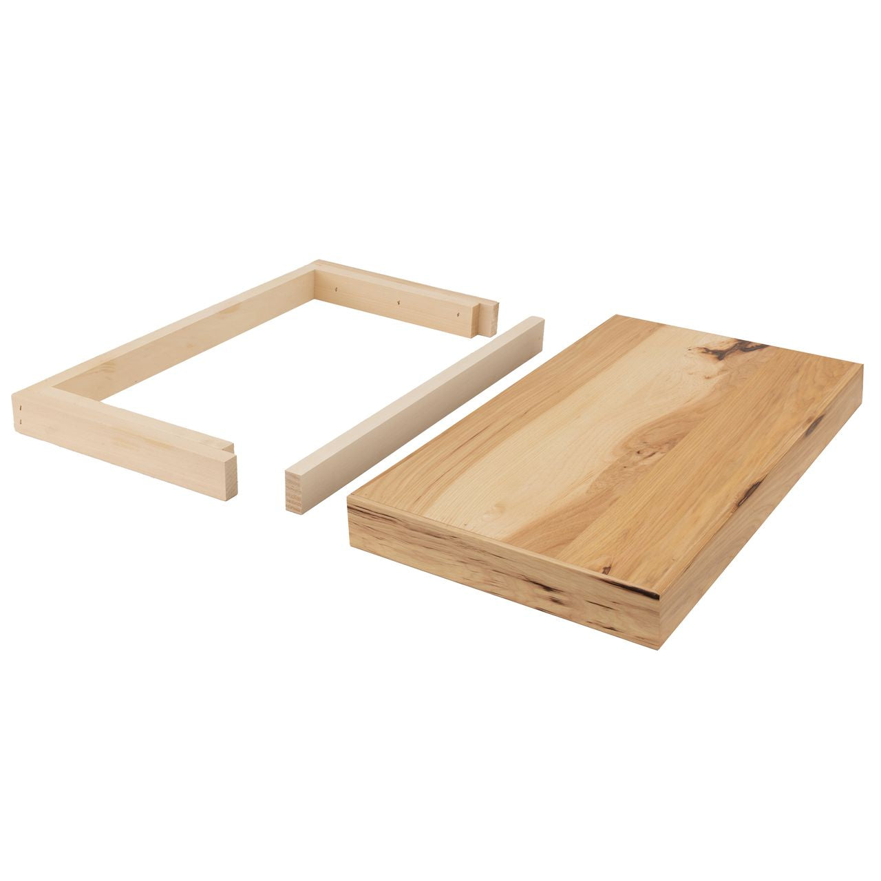 Quicklock Rustic Hickory Floating Shelf - Slim