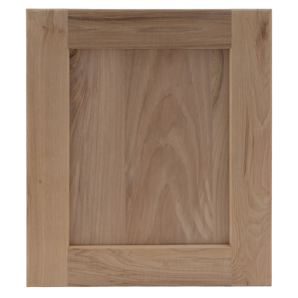 Raw Hickory Door Sample