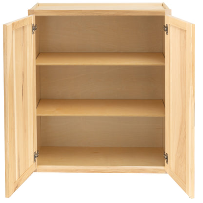 Laundry Room 3 Cabinet Set Raw Hickory
