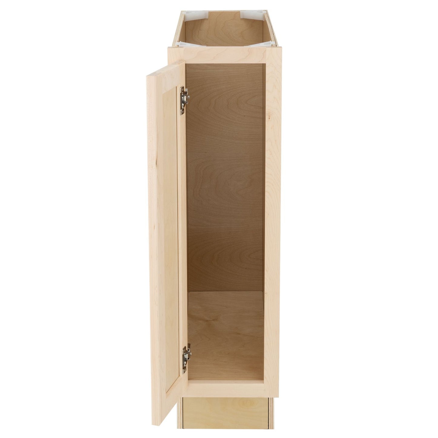 9" Kitchen Cabinet Raw Maple Base Cabinet